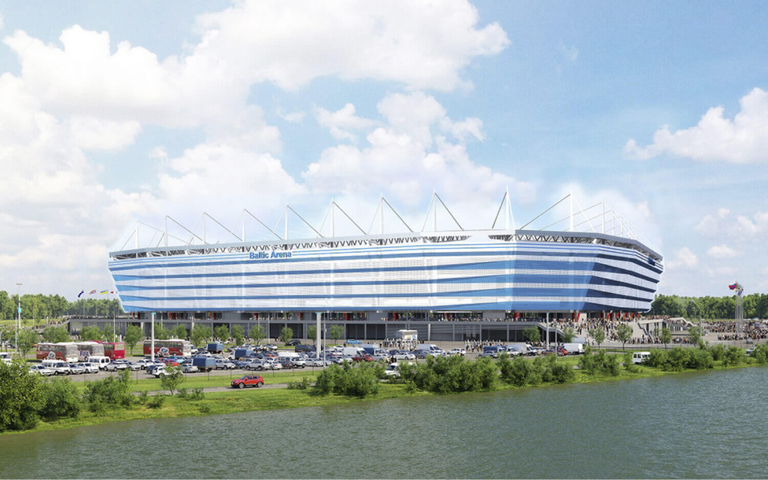 Подготовка площадки строительства стадиона к ЧМ-2018